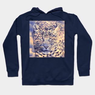 Hints Of Purple Leopard Hoodie